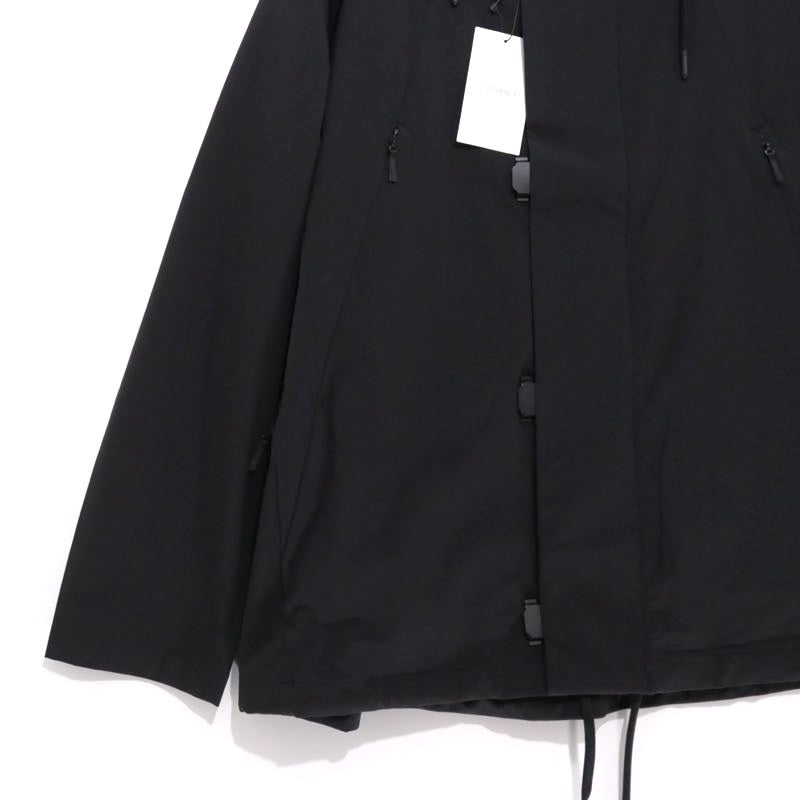 SOPHNET. 25SS Nylon Blend Lightweight Parka Black Hoodie Size 3