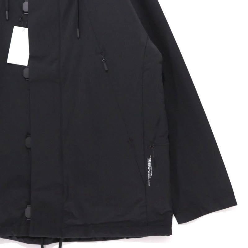 SOPHNET. 25SS Nylon Blend Lightweight Parka Black Hoodie Size 3