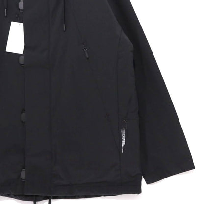 SOPHNET. 25SS Nylon Blend Lightweight Parka Black Hoodie Size 3