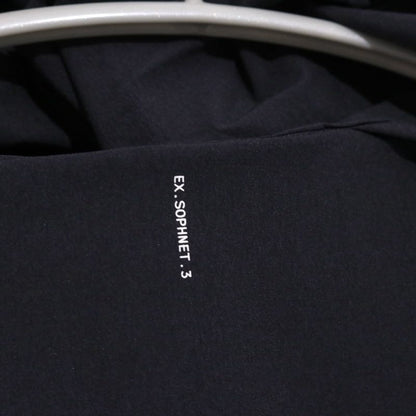 SOPHNET. 25SS Nylon Blend Lightweight Parka Black Hoodie Size 3