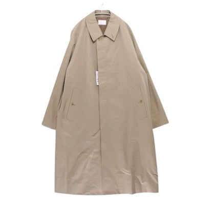 SOPHNET. 25AW Giza Cotton Silk Gabardine Coat Beige Size M