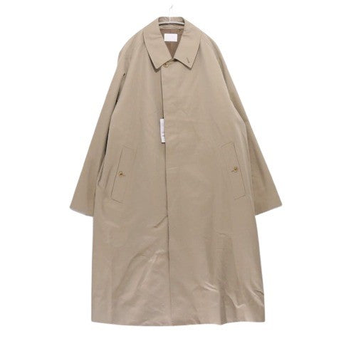 SOPHNET. 25AW Giza Cotton Silk Gabardine Coat Beige Size M