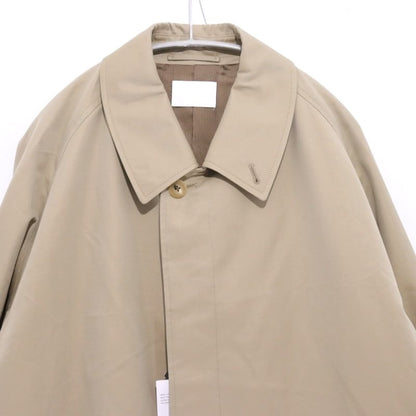 SOPHNET. 25AW Giza Cotton Silk Gabardine Coat Beige Size M