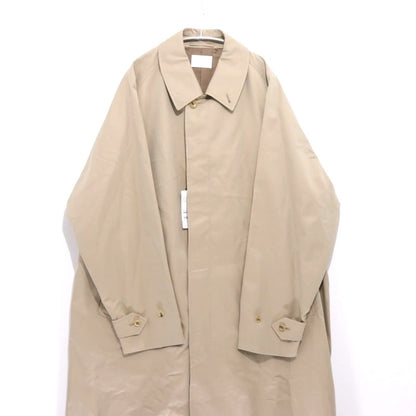 SOPHNET. 25AW Giza Cotton Silk Gabardine Coat Beige Size M