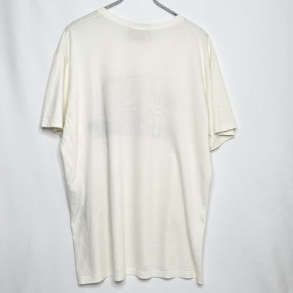 GUCCI x The North Face Logo Cat Print Cotton T-Shirt White