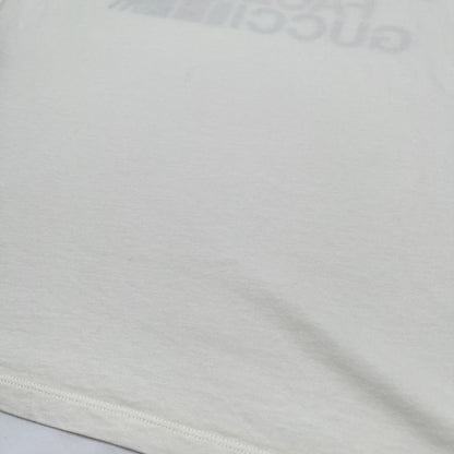 GUCCI x The North Face Logo Cat Print Cotton T-Shirt White