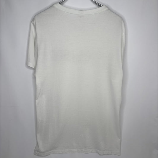 CELINE Logo Short Sleeve Cotton T-Shirt White