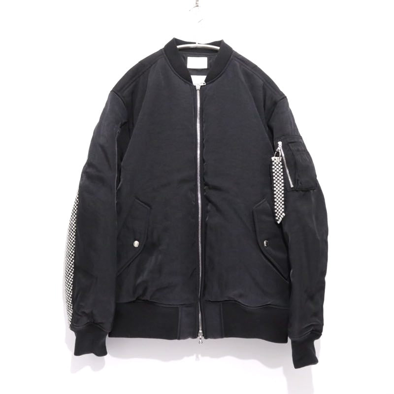 SOPHNET. Kvadrat Sisu Nylon Flight Jacket Black Size 4