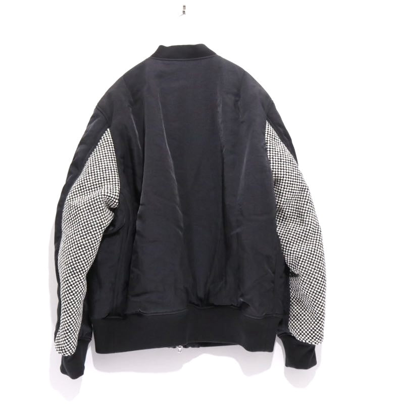SOPHNET. Kvadrat Sisu Nylon Flight Jacket Black Size 4