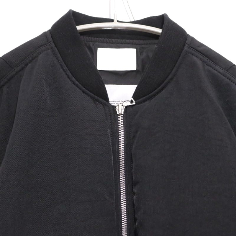 SOPHNET. Kvadrat Sisu Nylon Flight Jacket Black Size 4