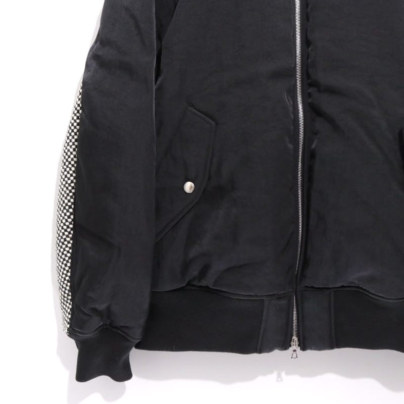 SOPHNET. Kvadrat Sisu Nylon Flight Jacket Black Size 4