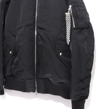 SOPHNET. Kvadrat Sisu Nylon Flight Jacket Black Size 4