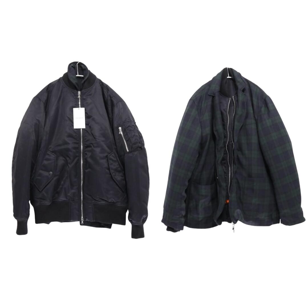 uniform experiment Reversible MA-1 Jacket Black Size 2