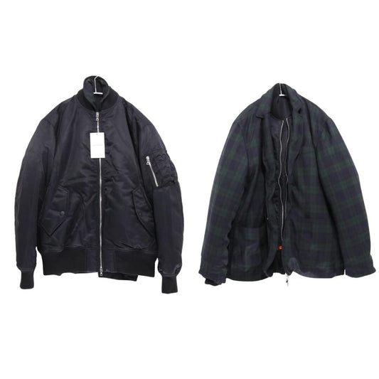 uniform experiment Reversible MA-1 Jacket Black Size 2