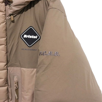 F.C.R.B. Field 700-Fill Power Ripstop Parka Beige Size M
