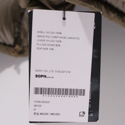 F.C.R.B. Field 700-Fill Power Ripstop Parka Beige Size M