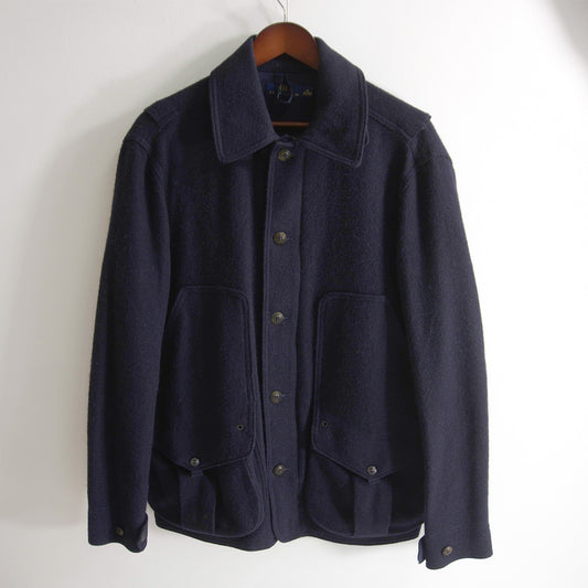 POLO RALPH LAUREN Wool Alpaca Hunting Jacket Navy Size M