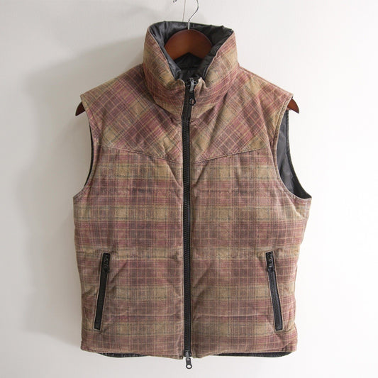 ISAMU KATAYAMA BACKLASH Pig Leather Down Vest Size L