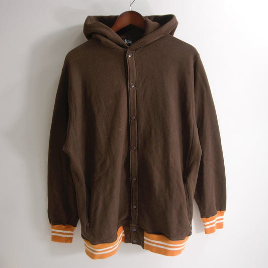 OLD STUSSY 90s Snap Button Hoodie Size M