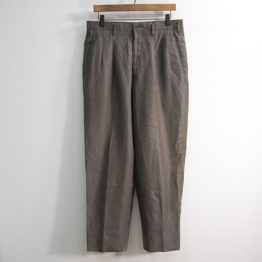 Y's for men Linen Slacks Brown Size 4