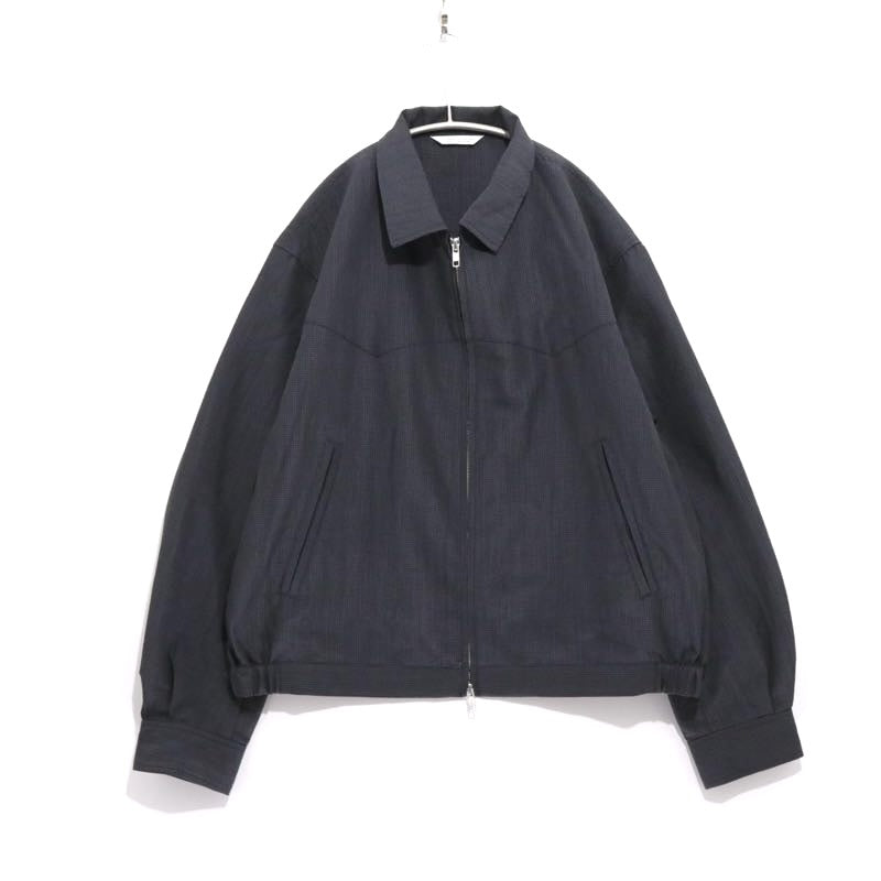 JOURNAL STANDARD 26SS Slub Sucker Zip Jacket Black Size M