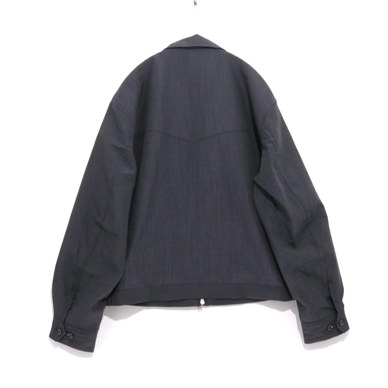 JOURNAL STANDARD 26SS Slub Sucker Zip Jacket Black Size M