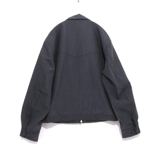 JOURNAL STANDARD 26SS Slub Sucker Zip Jacket Black Size M