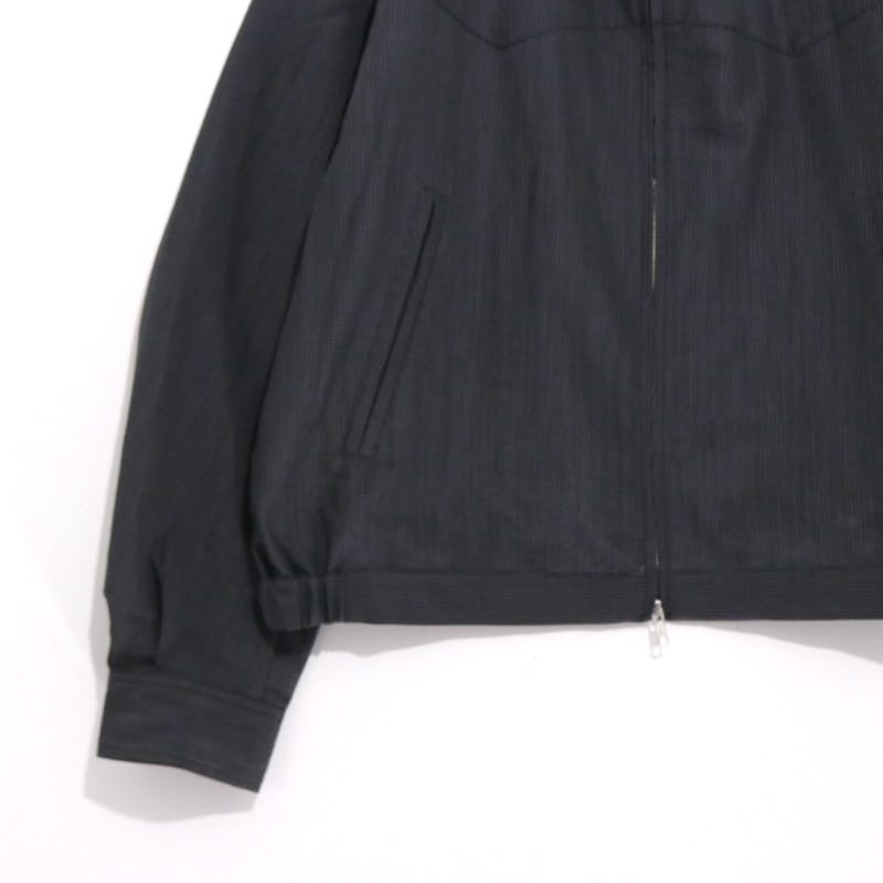 JOURNAL STANDARD 26SS Slub Sucker Zip Jacket Black Size M