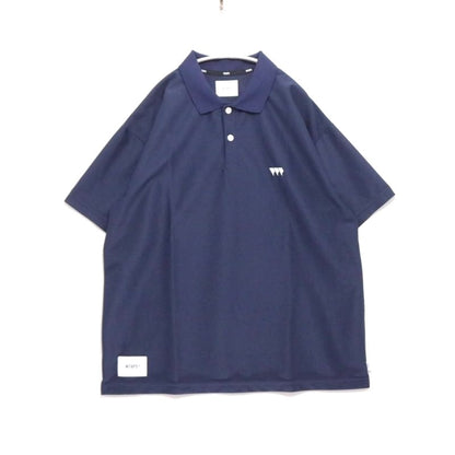 WTAPS 25SS Academy 02 Pique Polo Shirt Navy Size 03