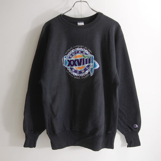 CHAMPION 90s NFL Reverse Weave Sweatshirt Black Size L