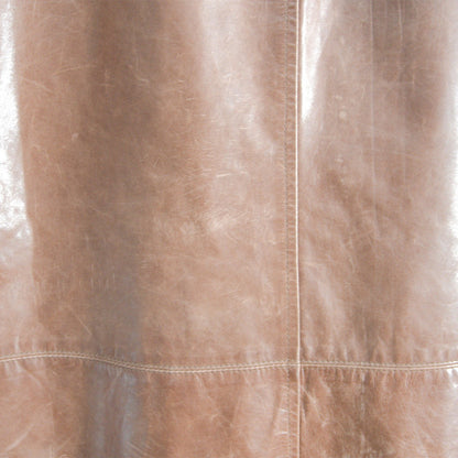 ISSEY MIYAKE MEN Archive All Leather Coat Brown Size 2