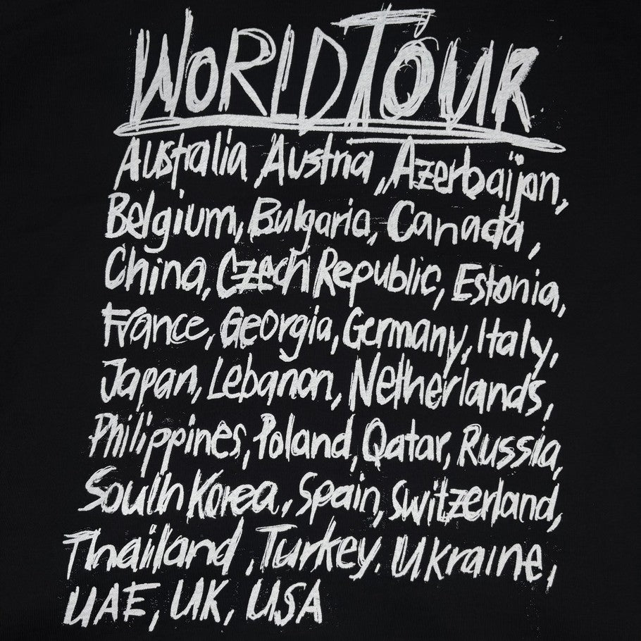 VETEMENTS 21AW World Tour Logo Hoodie Black Size S