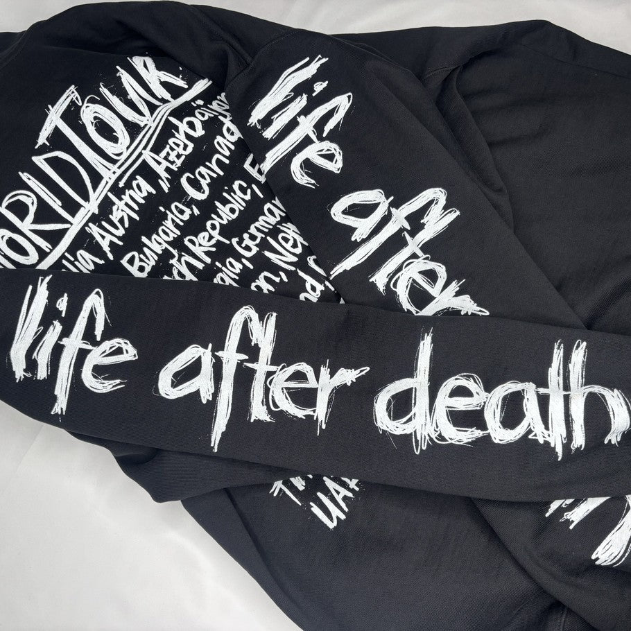 VETEMENTS 21AW World Tour Logo Hoodie Black Size S