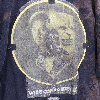 XL 90s Vintage Wing Commander III T-Shirt Black Size XL