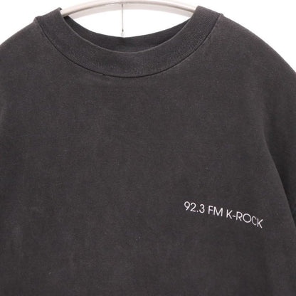 K-ROCK 90s Vintage Howard Stern Logo T-Shirt Black Size L