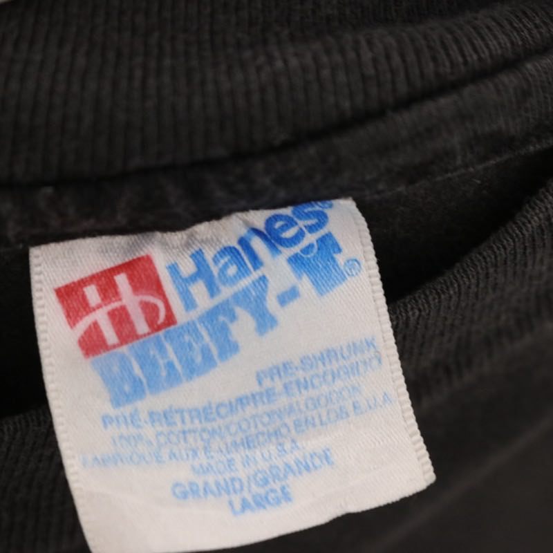 K-ROCK 90s Vintage Howard Stern Logo T-Shirt Black Size L
