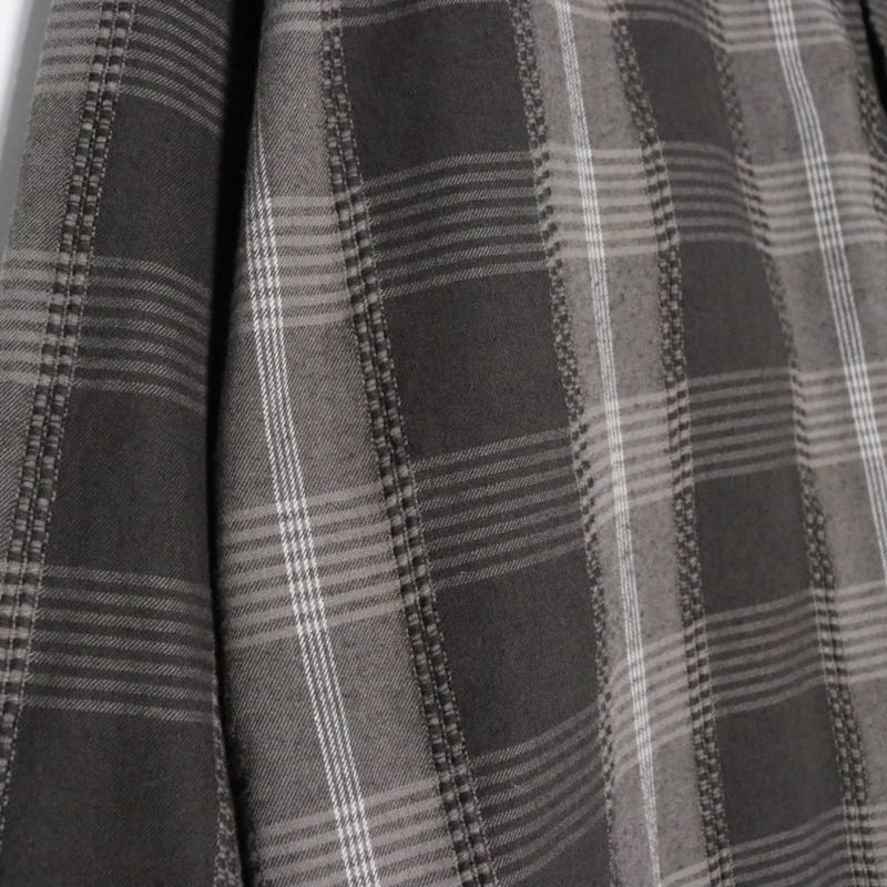 THE NORTH FACE PURPLE LABEL Plaid Dobby Shirt Gray Size L