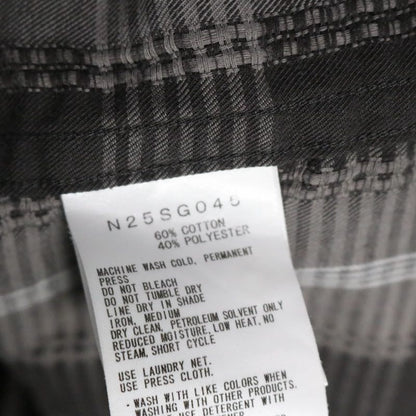 THE NORTH FACE PURPLE LABEL Plaid Dobby Shirt Gray Size L