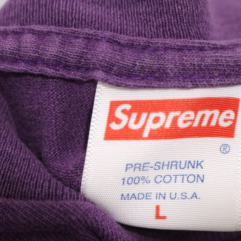 SUPREME 01SS Last of Mohicans Photo T-Shirt Purple Size L
