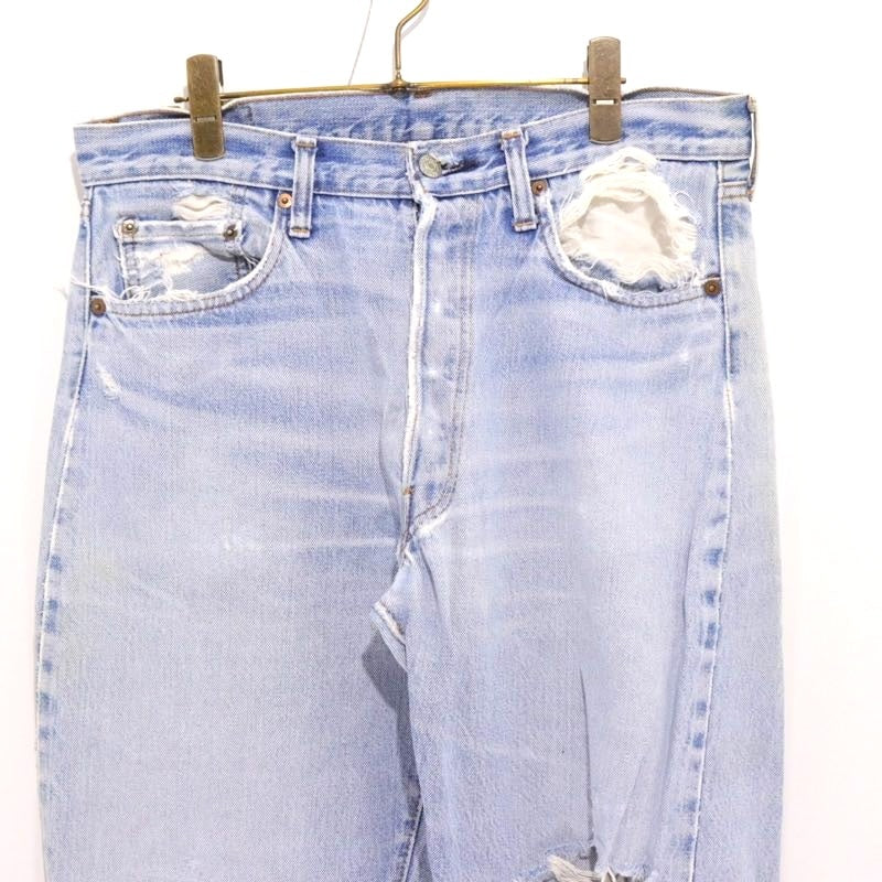 Levi's Vintage 70s 501 66 Selvedge Jeans Faded
