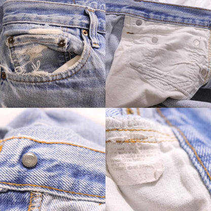 Levi's Vintage 70s 501 66 Selvedge Jeans Faded