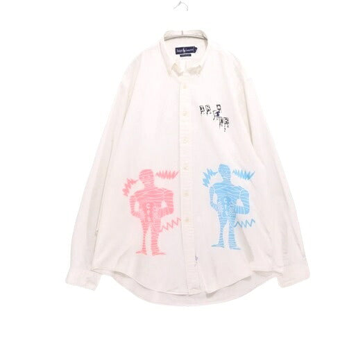 Polo Ralph Lauren 90s Custom Mummy Shirt White Size XL