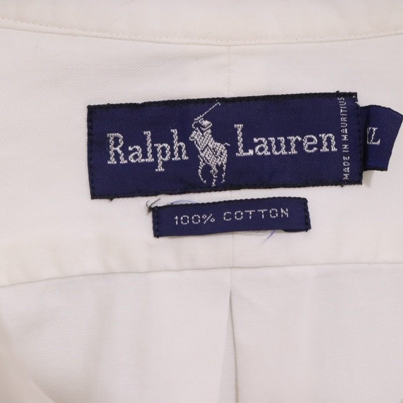 Polo Ralph Lauren 90s Custom Mummy Shirt White Size XL