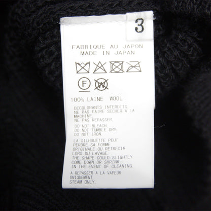 Yohji Yamamoto POUR HOMME 25AW Oversize Slit Cardigan Size 3