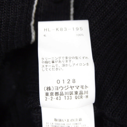 Yohji Yamamoto POUR HOMME 25AW Oversize Slit Cardigan Size 3