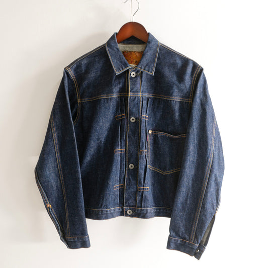 EVISU WWII 1st Type Denim Jacket Dark Wash Size 40