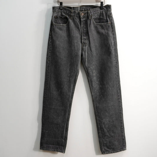 LEVI'S 90s 501 Pre-Dyed Black Denim Size 32x30 Size 32×30