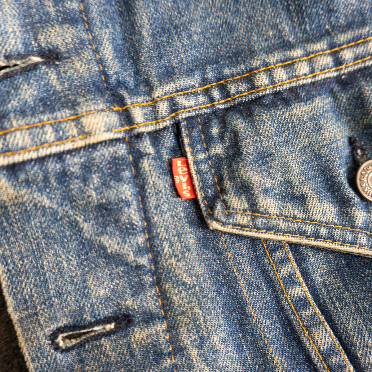 LEVI'S 70s 70505 4th Small E Blanket Denim Jacket