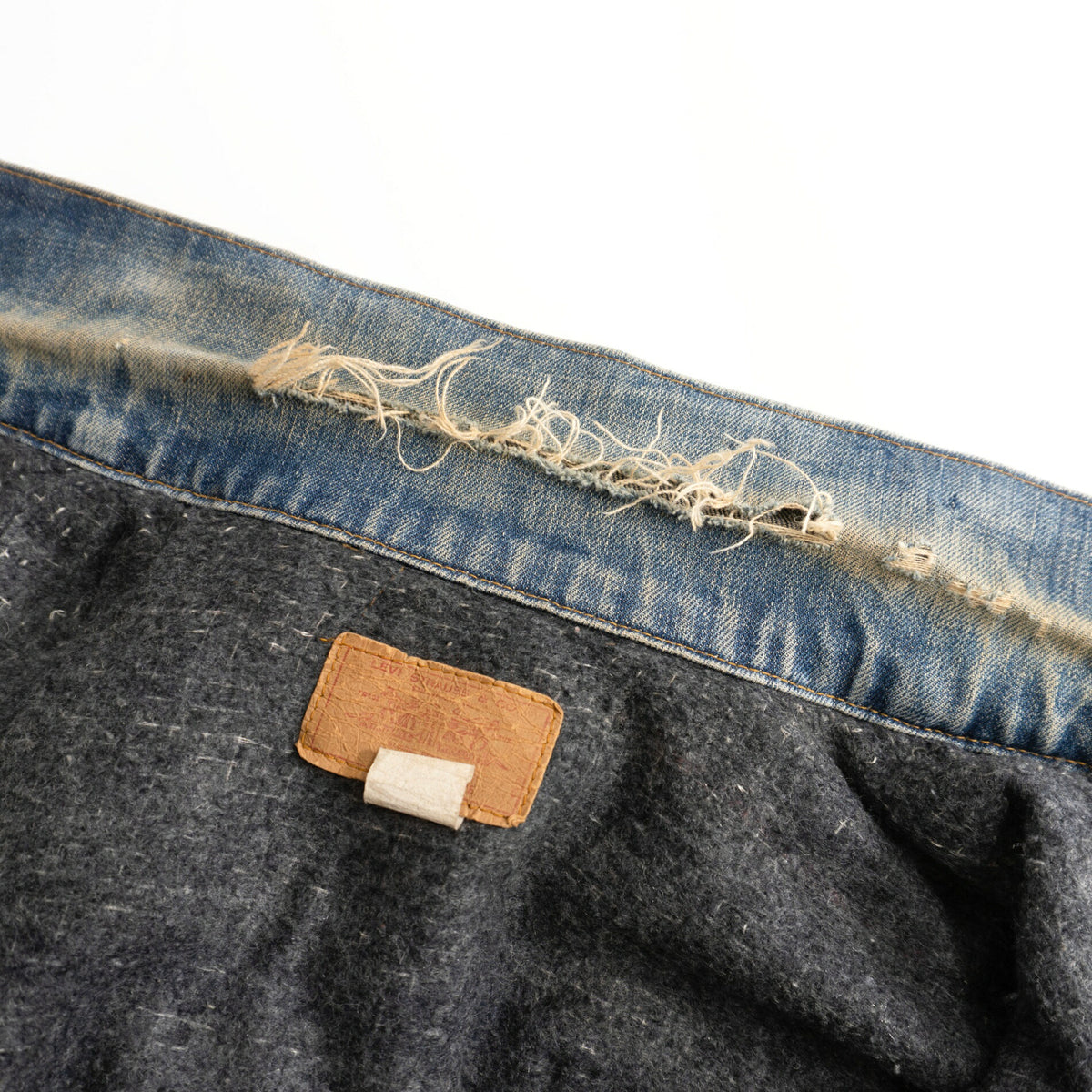 LEVI'S 70s 70505 4th Small E Blanket Denim Jacket