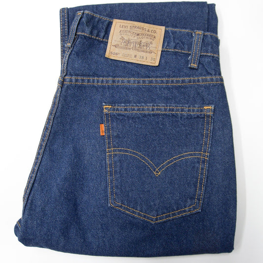LEVI'S 90s USA Made 505 Denim Jeans Size 38×30